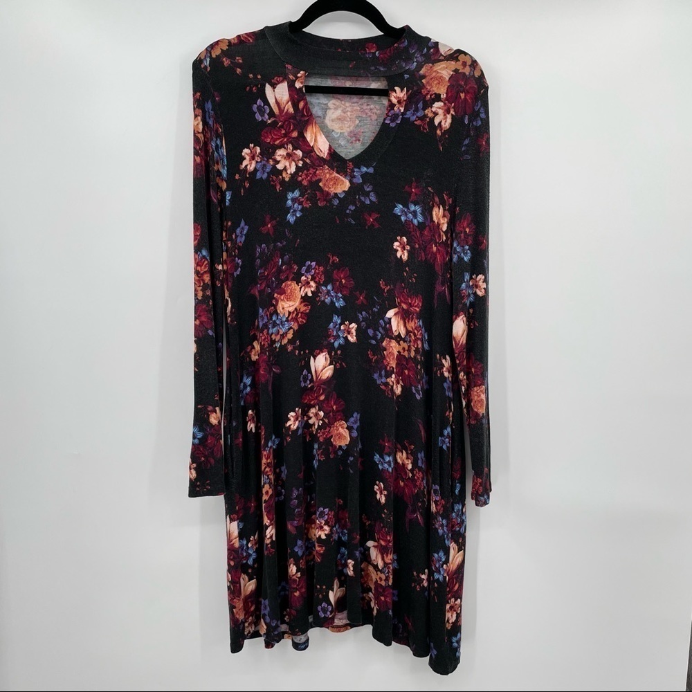 Altard State Black Knit Cut Out Dress